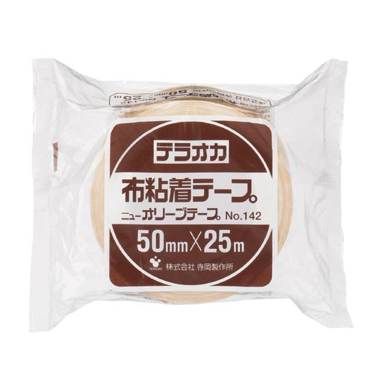 布粘着テープ ニューオリーブテープ 50mm×25m 30巻 寺岡 NO.142