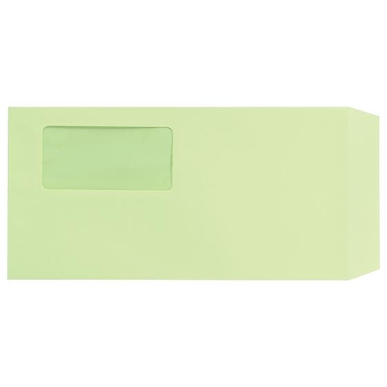 窓付封筒 長3ウグイス80g／m2 1000枚 ツバメ工業 H80-N3ｳｸﾞｲｽW