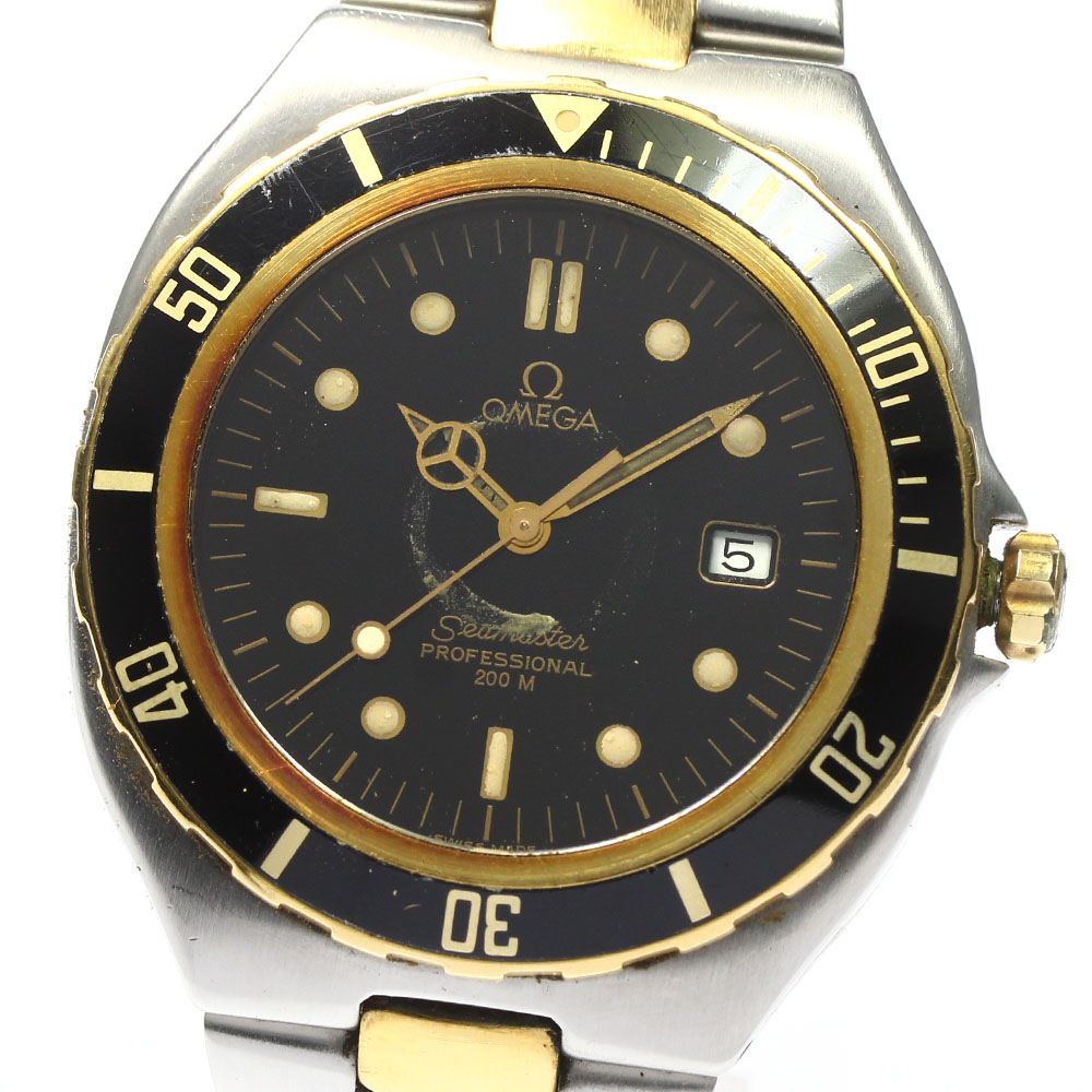 訳あり オメガ OMEGA シーマスター200 YGコンビ ラージサイズ クォーツ メンズ _798459【中古】