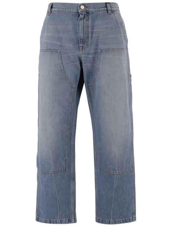 VERSACE Men Denims 10178601A163861D190 Grey