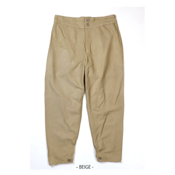 ロシア軍放出 スリーピングパンツ 後染 未使用 デットストック 8085cm ベージュ