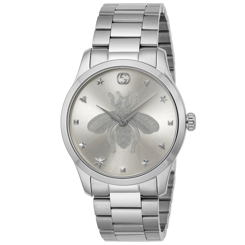 【腕時計】 GUCCI(グッチ) G-Timeless / Gタイムレス ユニセックス シルバー クォーツ YA1264126 時計 ブランド