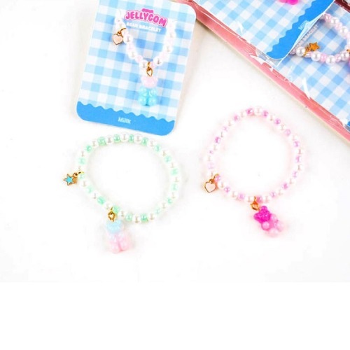 小児ゼリーベアブレスレット×24個アクセサリー友情ブレスレット誕生日プレゼントイベント