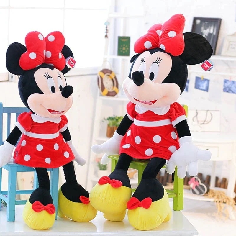 【1 つ購入すると 1 つ無料】ディズニー ミッキーとミニー人形ぬいぐるみ大型人形枕人形女の子ギフト39