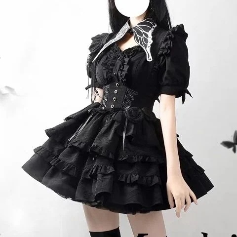 ロリータ メイド服 ワンピース sk 甜心販売機コスプレ レディース 復活祭 ハロウィン