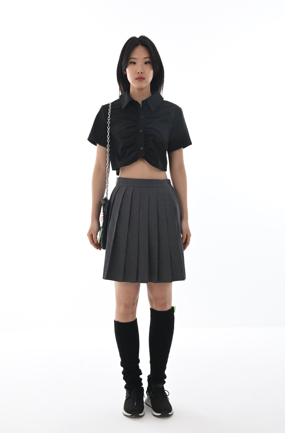 シャーリングシャツ (BLACK)