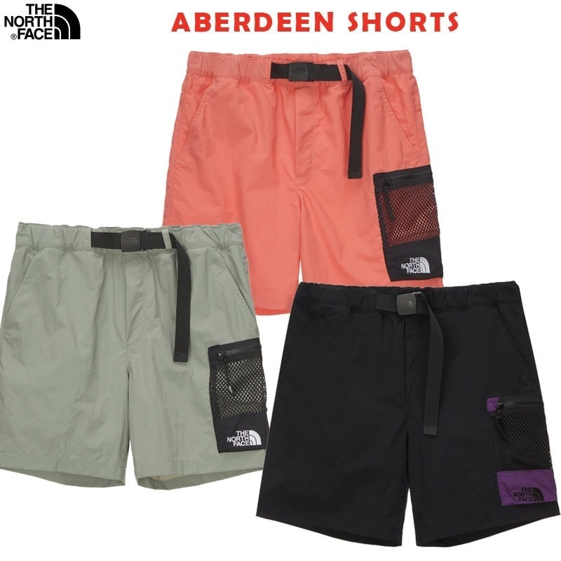 韓国正規品保証 関税負担なし NS6NN03J ABERDEEN SHORTSデイリー 基本 着装 男子 女子 人気 韓国 ファッション 男女共用 アウトドア
