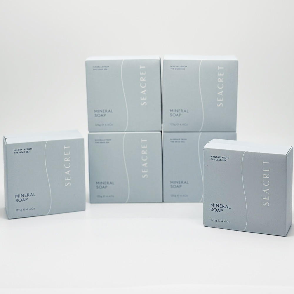 SEACRET ミネラル石鹸 125g X 6個