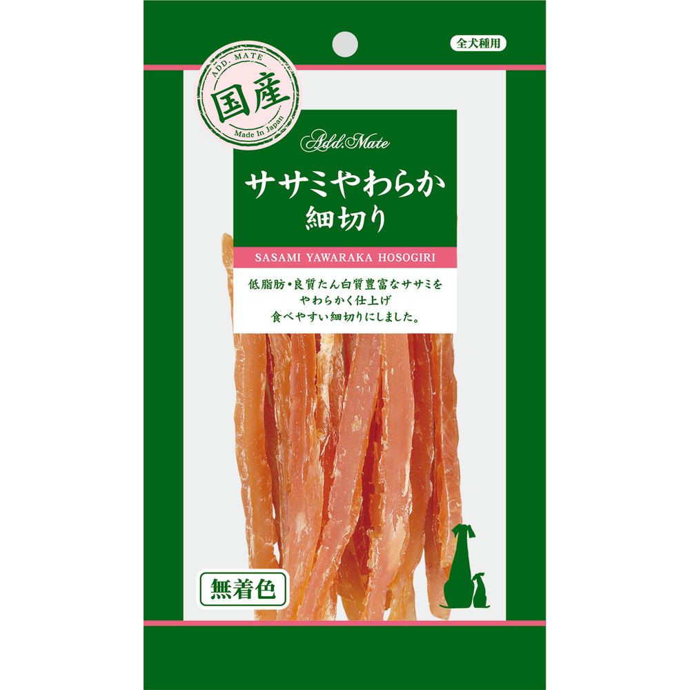 （まとめ買い）ササミやわらか 細切り 45g 犬用おやつ [x12]