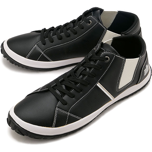 スニーカー ノア [AD-802] NOAH メンズ 靴 ミッドカット サイドゴア 抗菌防臭 Black 5,808円