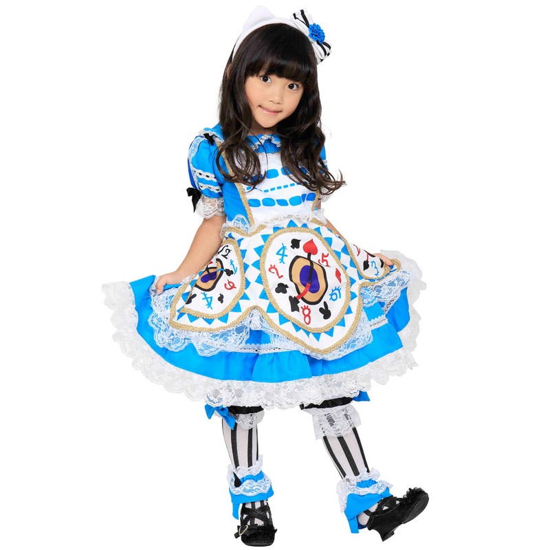 コスプレ 仮装 子ども用アリスキティ/ブルーTod 【 コスプレ 衣装 ハロウィン 仮装 コスチューム 子供 アニメ キッズ 不思議の国のアリス グッズ サンリオ 子供用 正規ライセンス品 パーティー