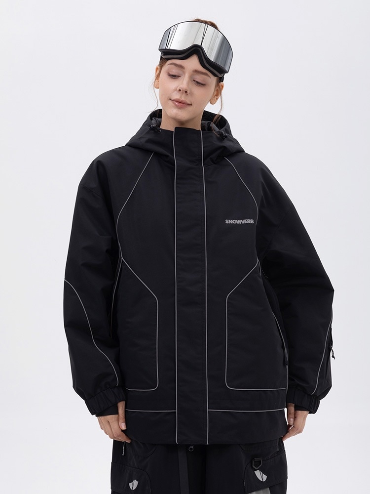スノボウェア 4色 2025 2026 耐水圧15000mm ジャケット 3Lアウター ブラウン黒青 おしゃれ 韓国風 スノーボードウェア スノーウェア スキーウェア メンズ レディース ユニセックス 13,771円