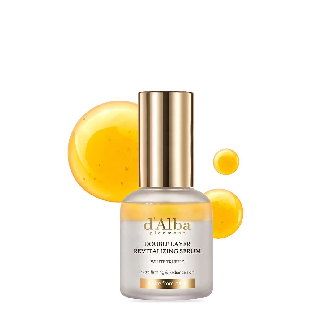 ダルバ(dAlba) ホワイトトリュフ ダブルレイヤー リバイタライジングセラム 30ml 美容液 セラム オイル アンプル ツヤ肌 弾力 ヴィーガン アンチリンクル フェイス ヴィーガン 5,834円