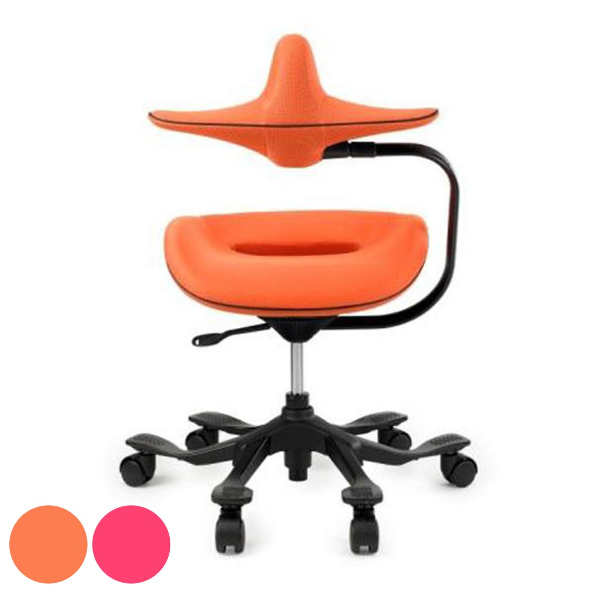 オフィスチェア ｉＰｏｌｅ７ 座面高約 41ー50cm チェア 姿勢 キャスター オートロック ストッパー付き メッシュ ファブリック 椅子 チェアー PCチェア パソコンチェア 開梱設置