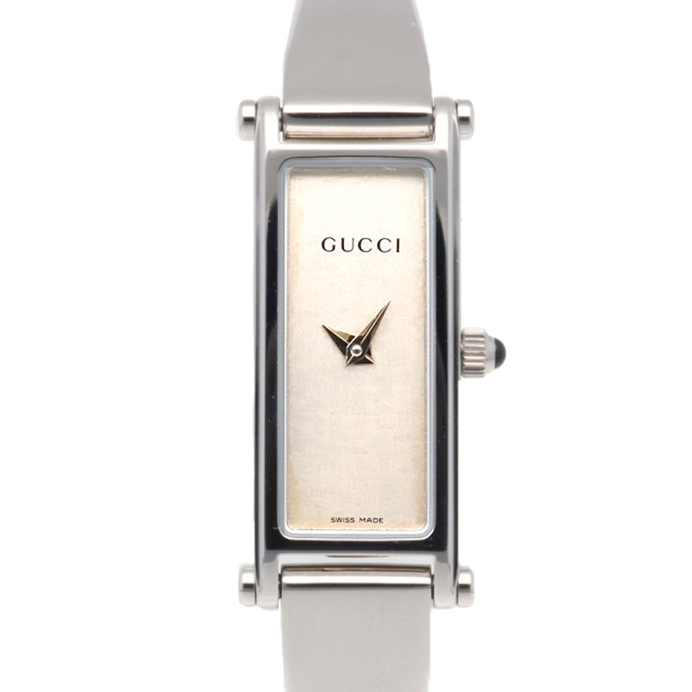 グッチ 腕時計 ステンレススチール 1500L クオーツ 磨き直し済 1年保証 GUCCI 中古 美品