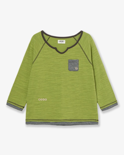 【AEAE】 LAYERED SLEEVE TEE [GREEN] 正規品