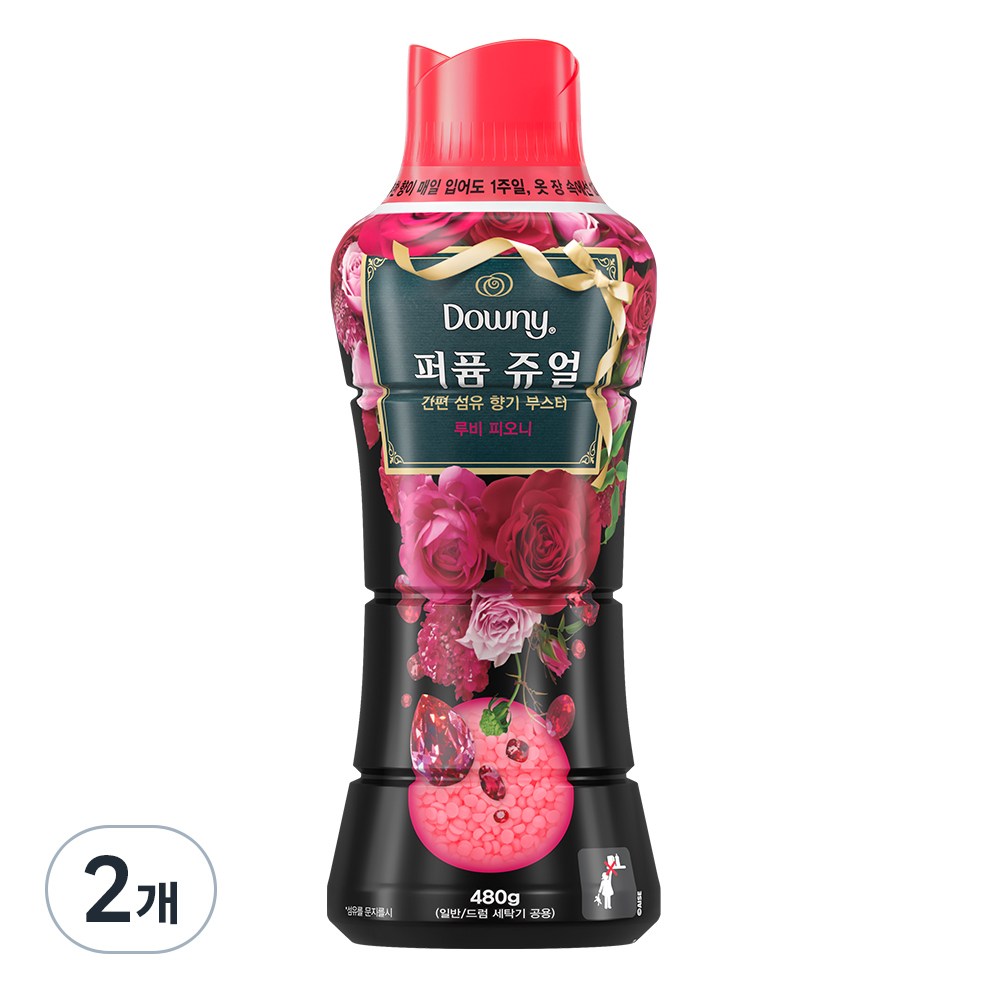 ダウニーパルファムジュエルルビーピオニー香りブースター480g2個