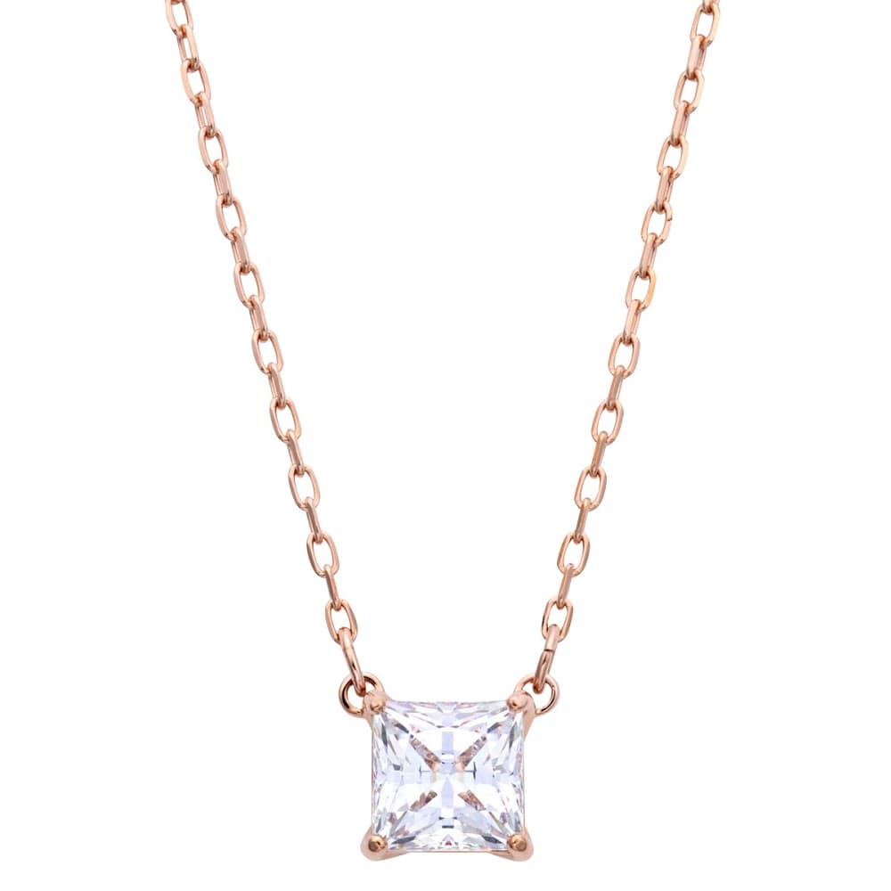 スワロフスキー ネックレス ペンダント SWAROVSKI アトラクト スクエア クリスタル 5510698