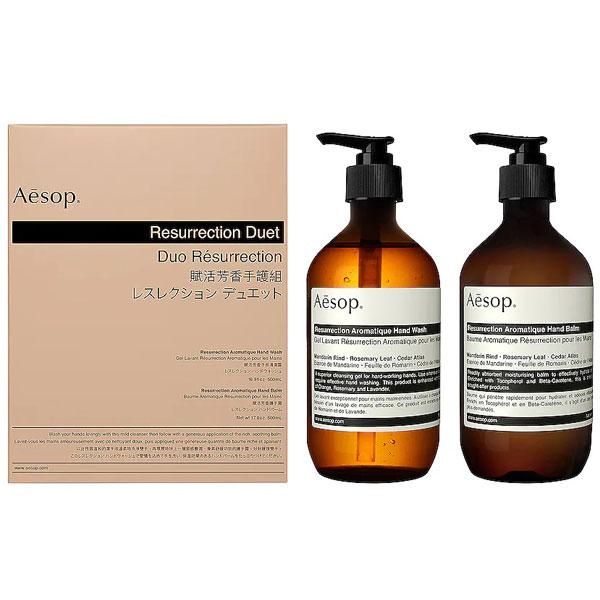 イソップ レスレクション デュエット コフレ セット ハンドウォッシュ 500ml＋ハンドクリーム 500ml Aesop