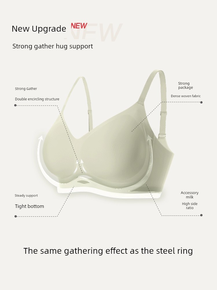 ユーブラス プッシュアップカップ 小さな胸を大きく見せるシームレス下着