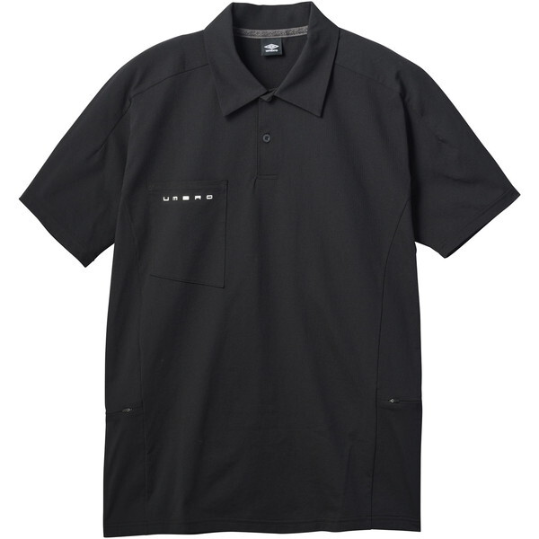 サッカーシャツ UMBRO COACHERS コーチャーズポロシャツ ブラック L UF5SHS70M BK00