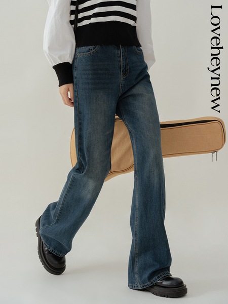 ハイウエスト ニッチ パリ ジーンズ