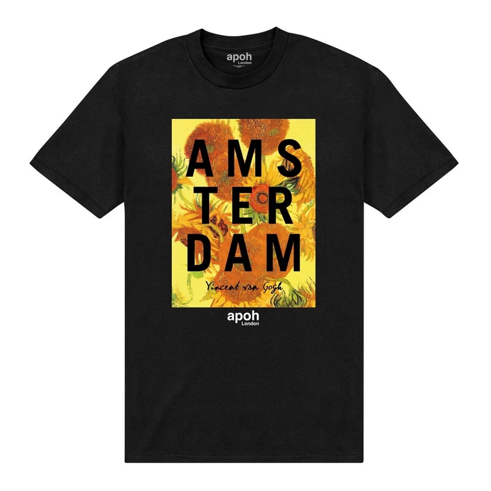 (英国より直送) Apoh ユニセックス大人用ヴァン・ゴッホアムステルダムフラワー T シャツ 5,457円