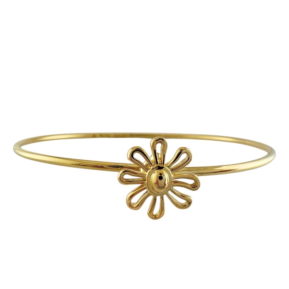 ティファニー デイジー バングル 18金 K18イエローゴールド TIFFANY&Co. 中古 美品