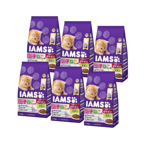6個セット マースジャパン アイムス キャットフード 12か月までの子ねこ用 チキン