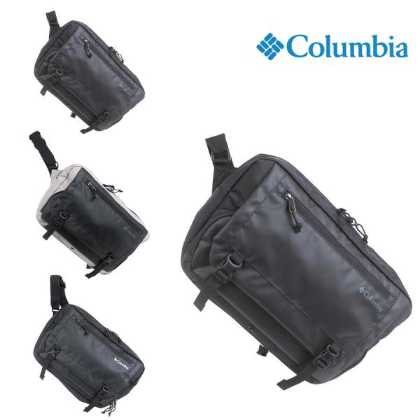 【Columbia】 pu8779 HacketPath ショルダーバッグ 斜め掛け かばん カバン 鞄 撥水 軽量 カジュアル シンプル ユニセックス ギフト プレゼント ブラック