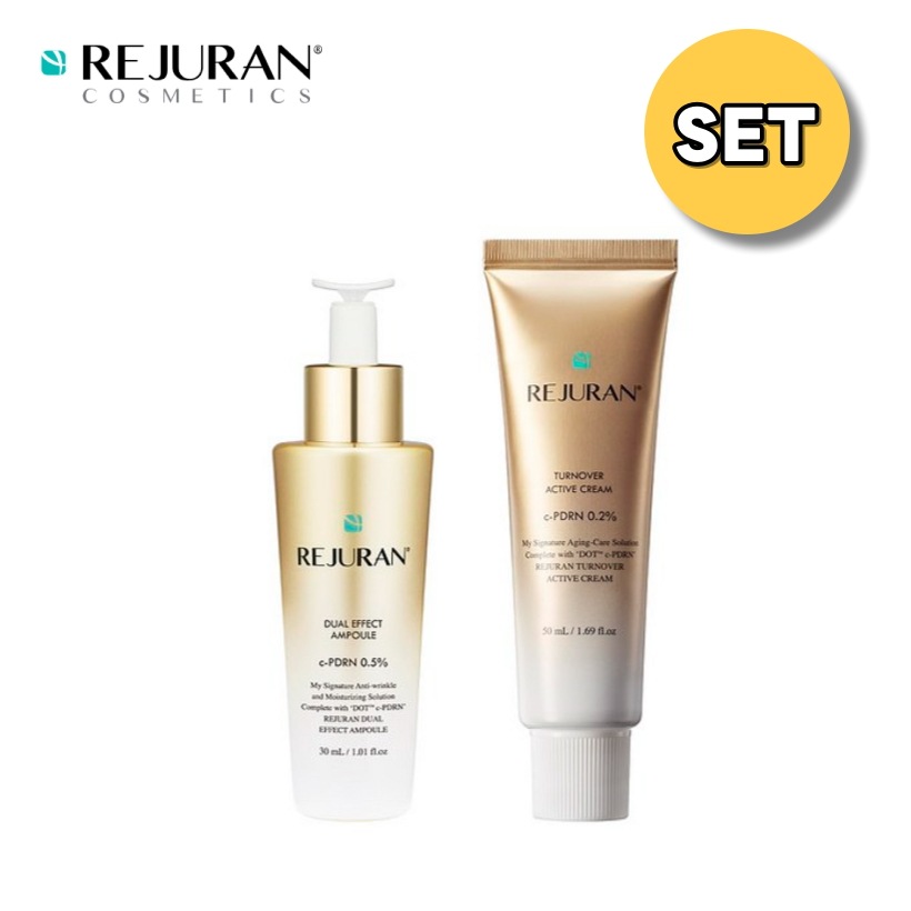 【正規品】 ゴールドセット (デュアル エフェクト アンプル 30ml + ターンオーバー アクティブ クリーム 50ml)