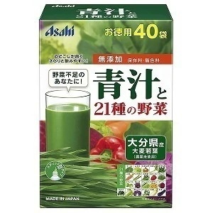 アサヒ 青汁と21種類の野菜 (40袋)12個セット