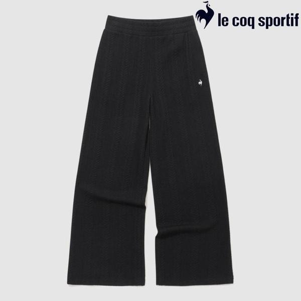 女性ワイドフィットケーブルジャガードパンツ（QQ322OFP91）