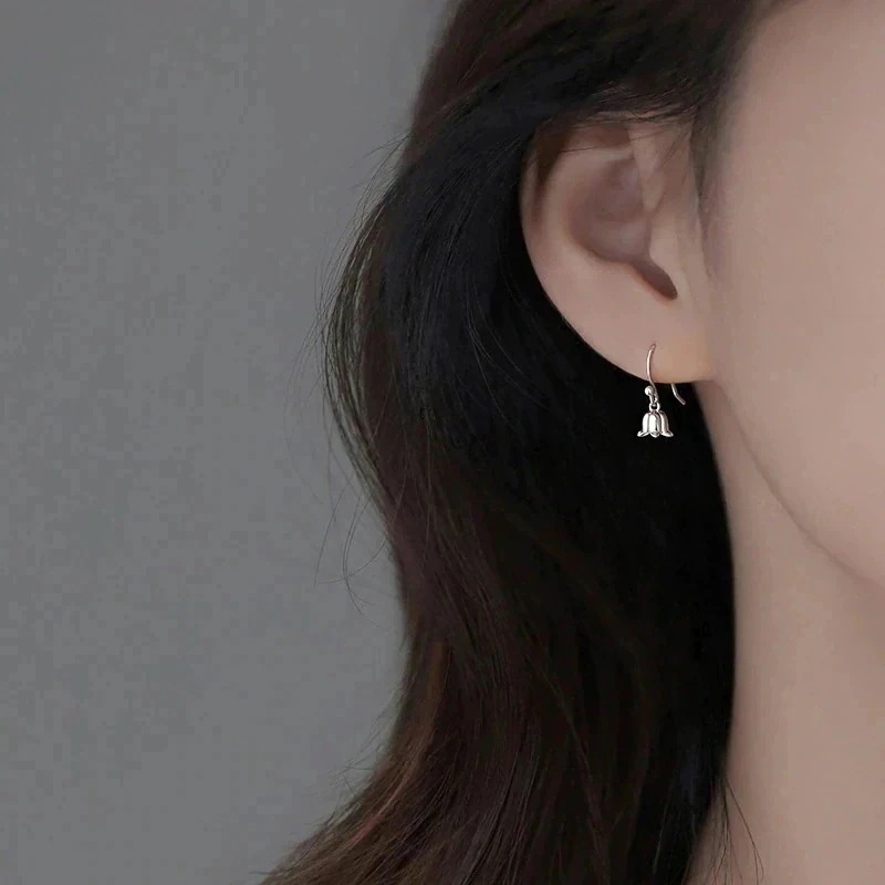 スズランの耳掛け復古フランス森系の親友の誕生日甘い優雅な花耳朶スポット新型 メガ割