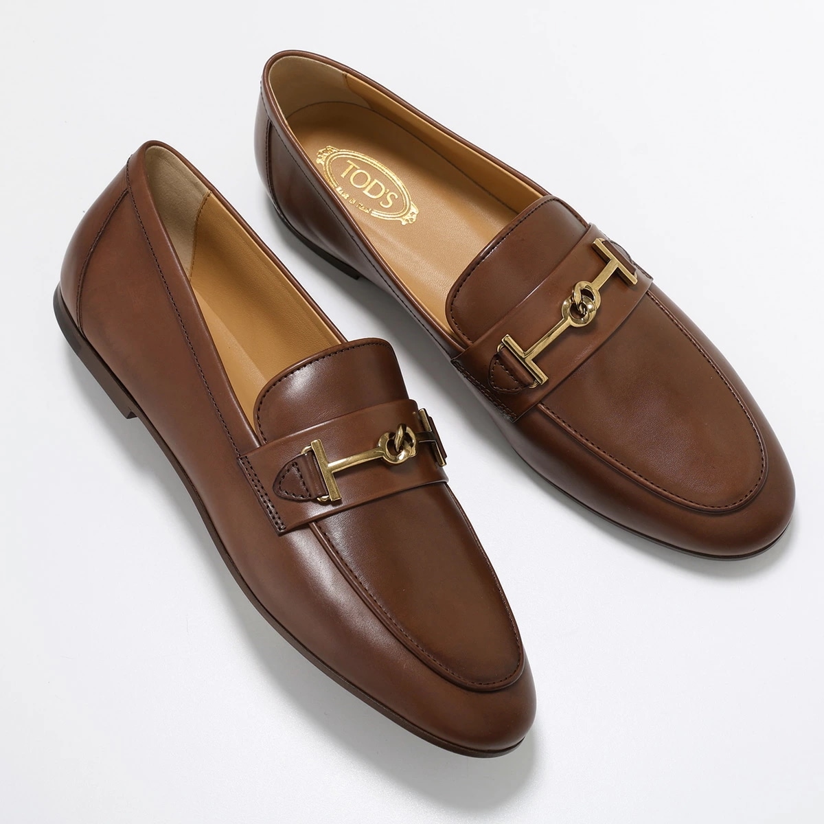 TODS トッズ ローファー T TIMELESS Tタイムレス XXW79A0HM60NF5 レディース レザー ダブルT モカシン シューズ 靴 S607