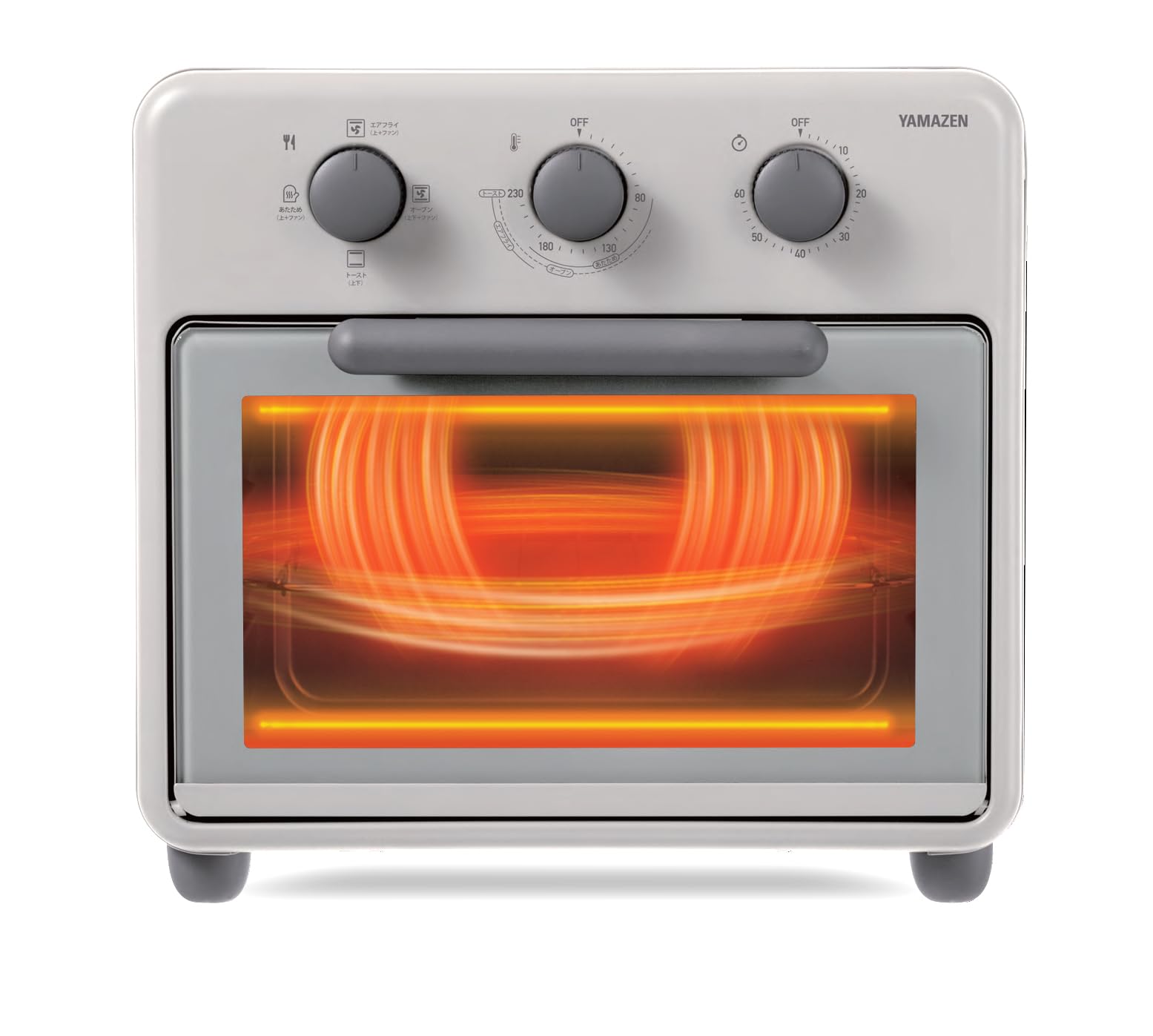 [山善] トースター オーブントースター ノンフライヤー コンベクションオーブン トースト 2枚焼き Wファン搭載 選べるモード4種 ショコラベージュ YCW-C120(CB)
