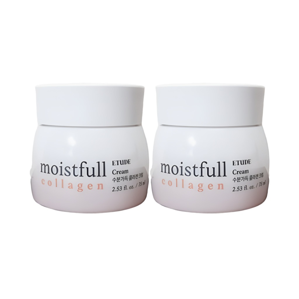 1+1 モイストフル コラーゲン クリーム 75ml ×2 ぷるぷる保湿／うるおいハリ肌ケア／低刺激設計