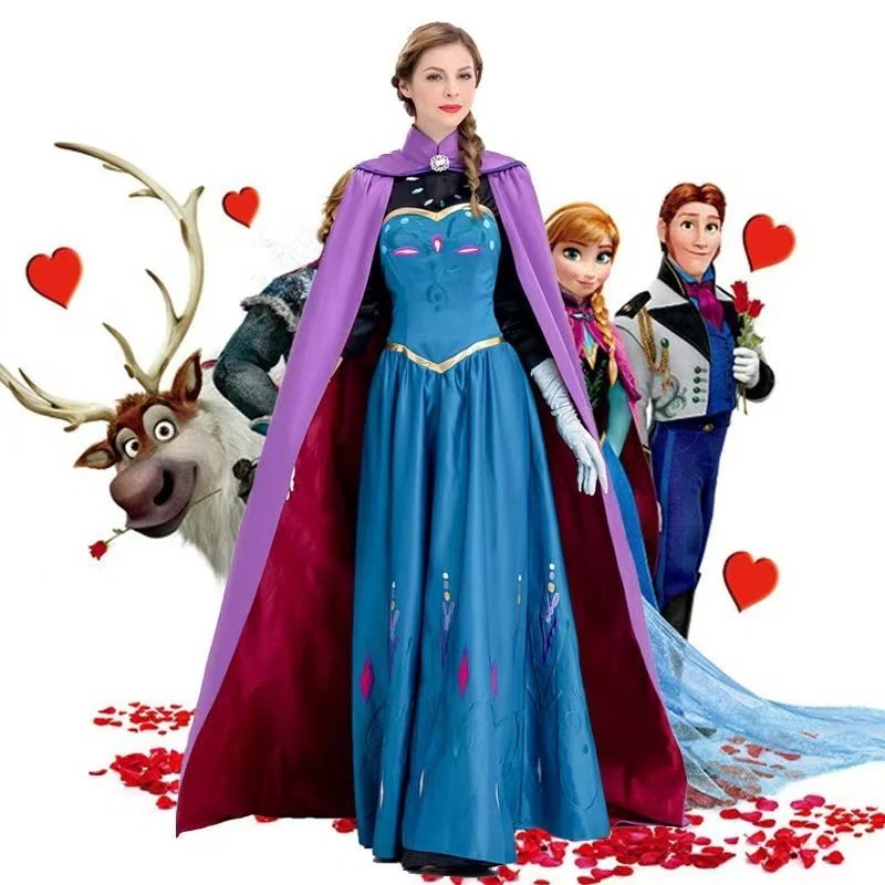 即納　アナと雪の女王2 Elsa エルサ コスプレ衣装 クリスマス セット パーティー 宴会 文化祭 変装 大人用 コスチューム イベント仮装