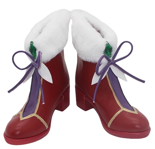 コスプレ靴 エミリア ブーツ コスプレ 演出服 アニメ 祭り ハロウィン クリスマス 学園祭 文化祭 仮装