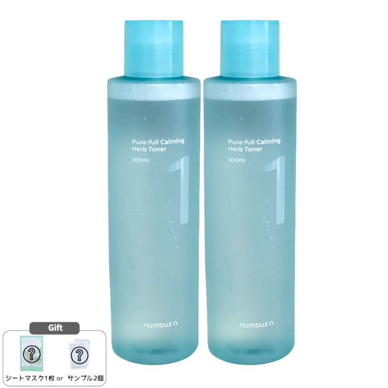 【ダブル企画】1番 クリアスージングトナー 300ml×2本セット 大容量 韓国スキンケア 敏感肌対応 肌をすこやかに整える 保湿化粧水 5,039円