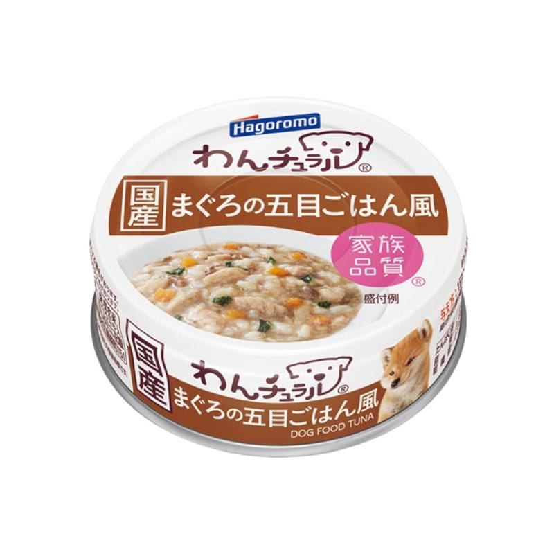 （まとめ買い）わんチュラル まぐろの五目ごはん風 70g 犬用フード [x24]