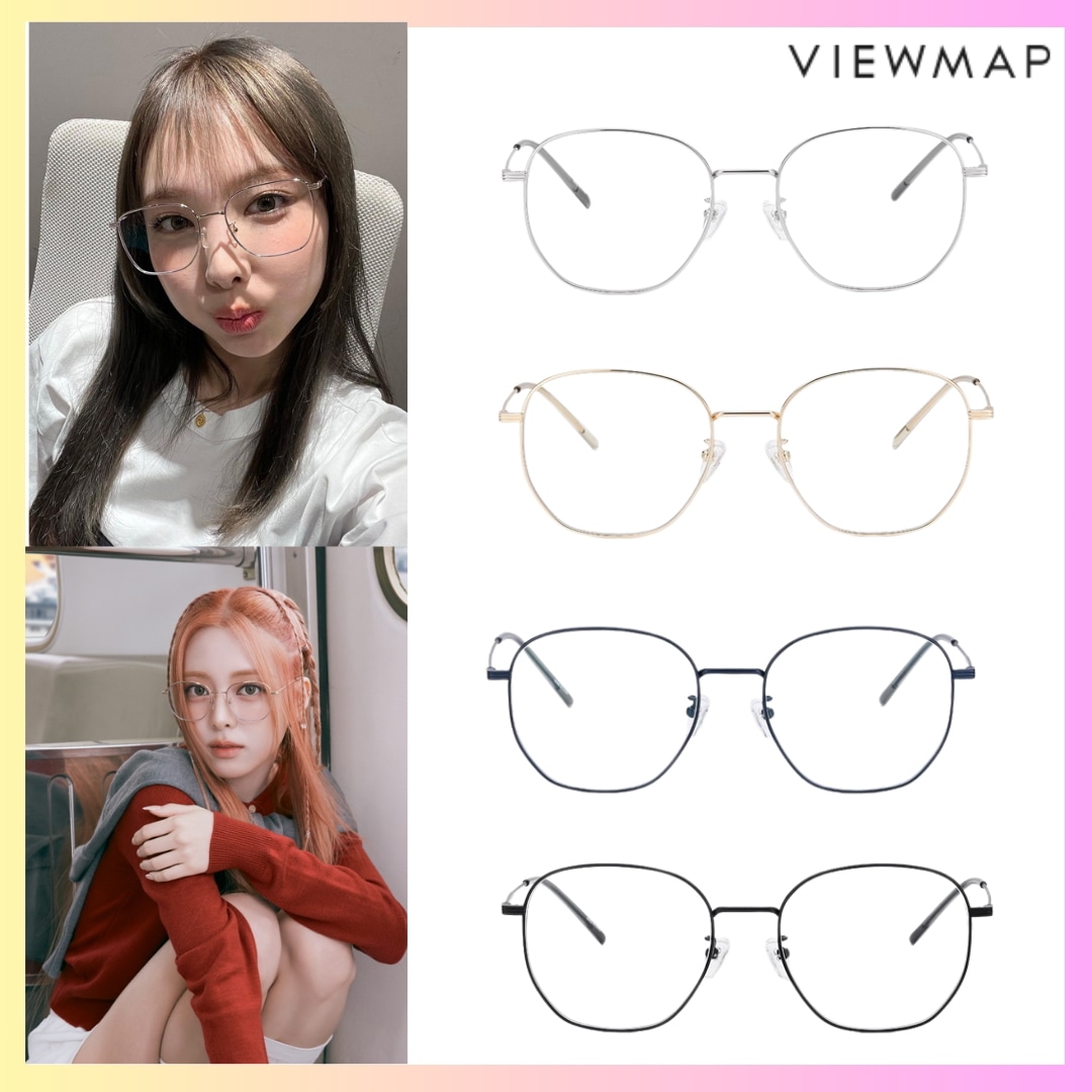 [TWICEナヨン/ ITZYユナ着用] PATROL_VM1029 5 Colors + FREE OMAKE メガネ 韓国 眼鏡 度なし韓国ファッション
