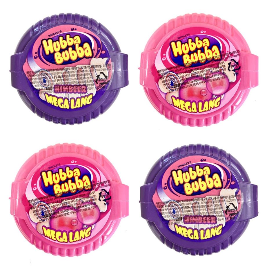 ウィグリフバブババブルガム56gオリジナル赤3個+ブルーベリーボラ3個 地球グミyoutube