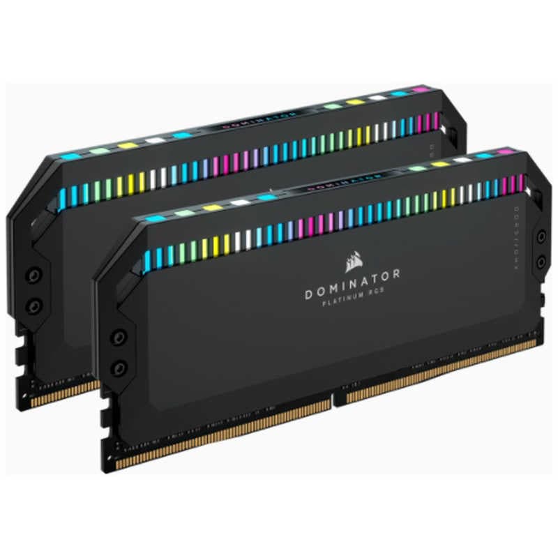 コルセア　CORSAIR　増設用メモリ DOMINATOR PLATINUM RGB ブラック[DIMM DDR5 /16GB /2枚]　CMT32GX5M2B5600C36