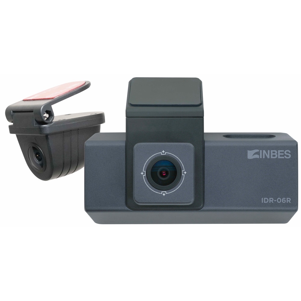 INBES 前後2カメラドライブレコーダー「IDR-06R」＋microSDカードセット IDR06SD