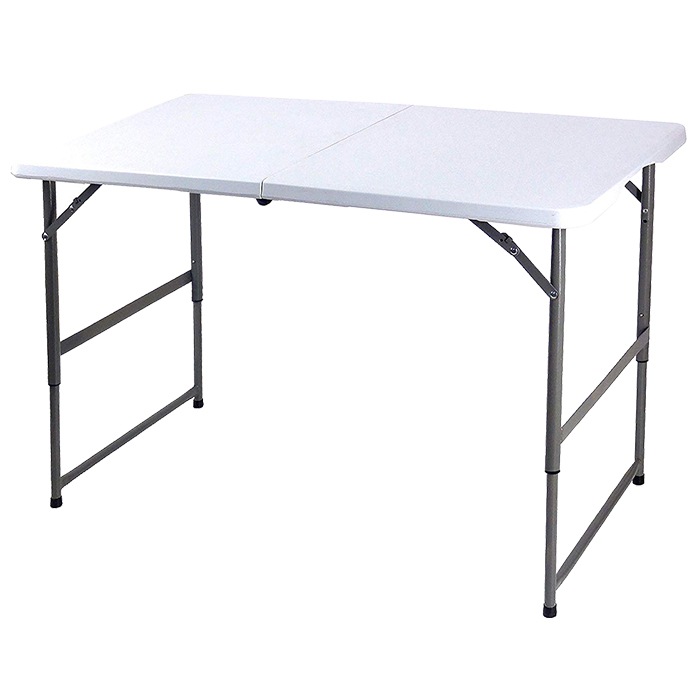 折りたたみテーブル 折りたたみ作業テーブル 幅120cm アウトドアテーブル キャンプ テーブル