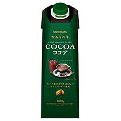 守山乳業 MORIYAMA 喫茶店の味 ココア 1000g紙パック×6本入×(2ケース)