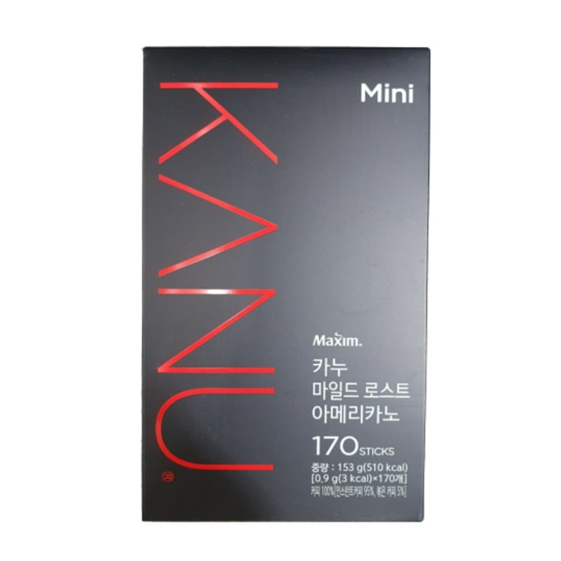 カヌーミニ 0.9g x 170本入り (マイルドローストアメリカーノ) 5,527円