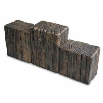 NXstyle　花壇材　スリーパーエッジャー　C　段違3連 x2個　1335003