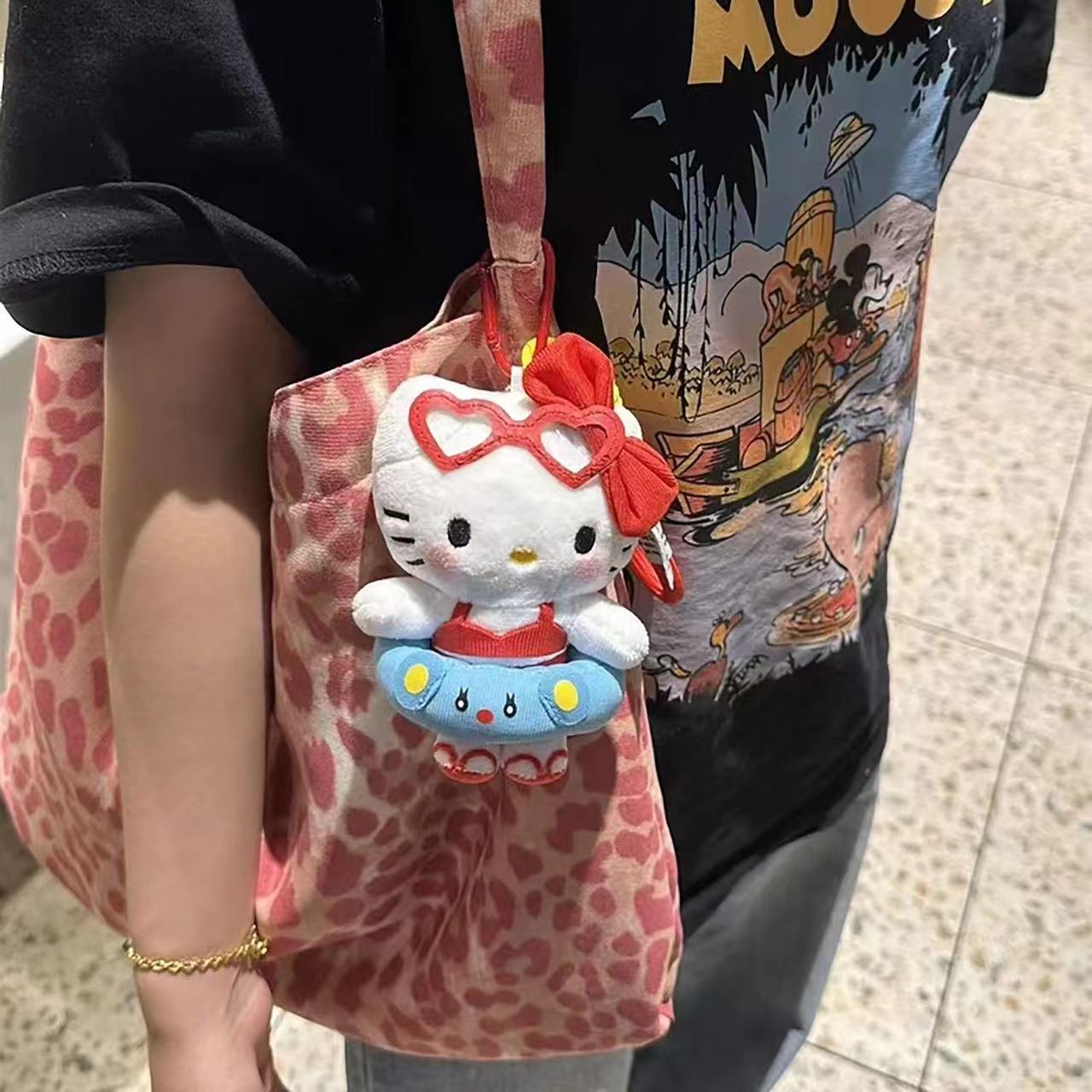 Qoo10] キティちゃん 日焼け サングラス 浮き輪 : バッグ・雑貨